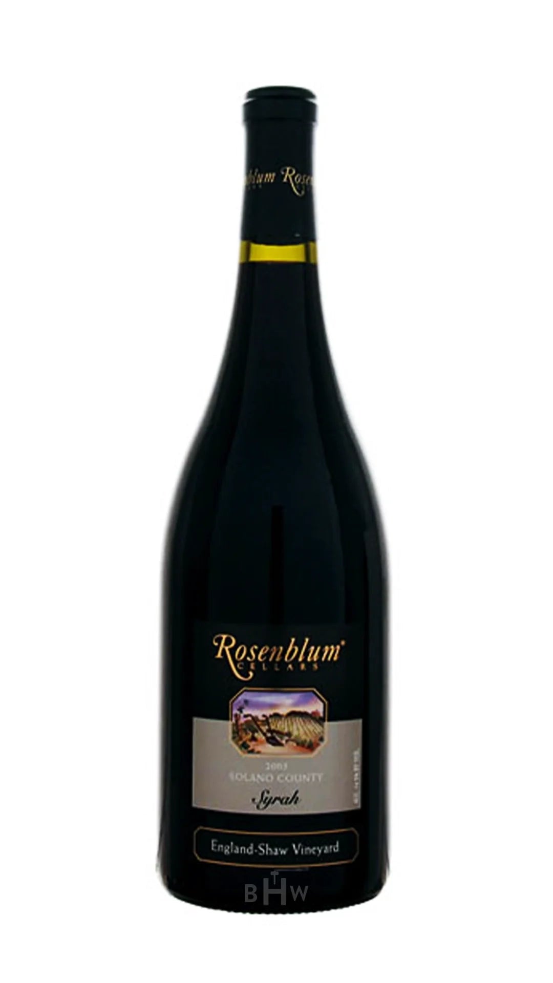 2003 Rosenblum Cellars England Shaw Vineyard Syrah Solano County