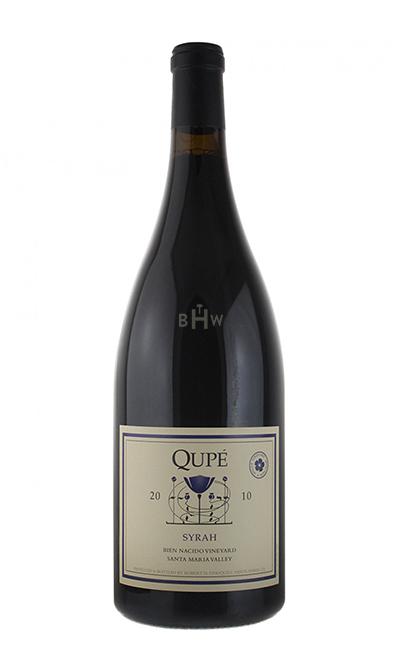 bighammerwines.com Red 2010 Qupe Syrah Bien Nacido Vineyard Santa Barbara