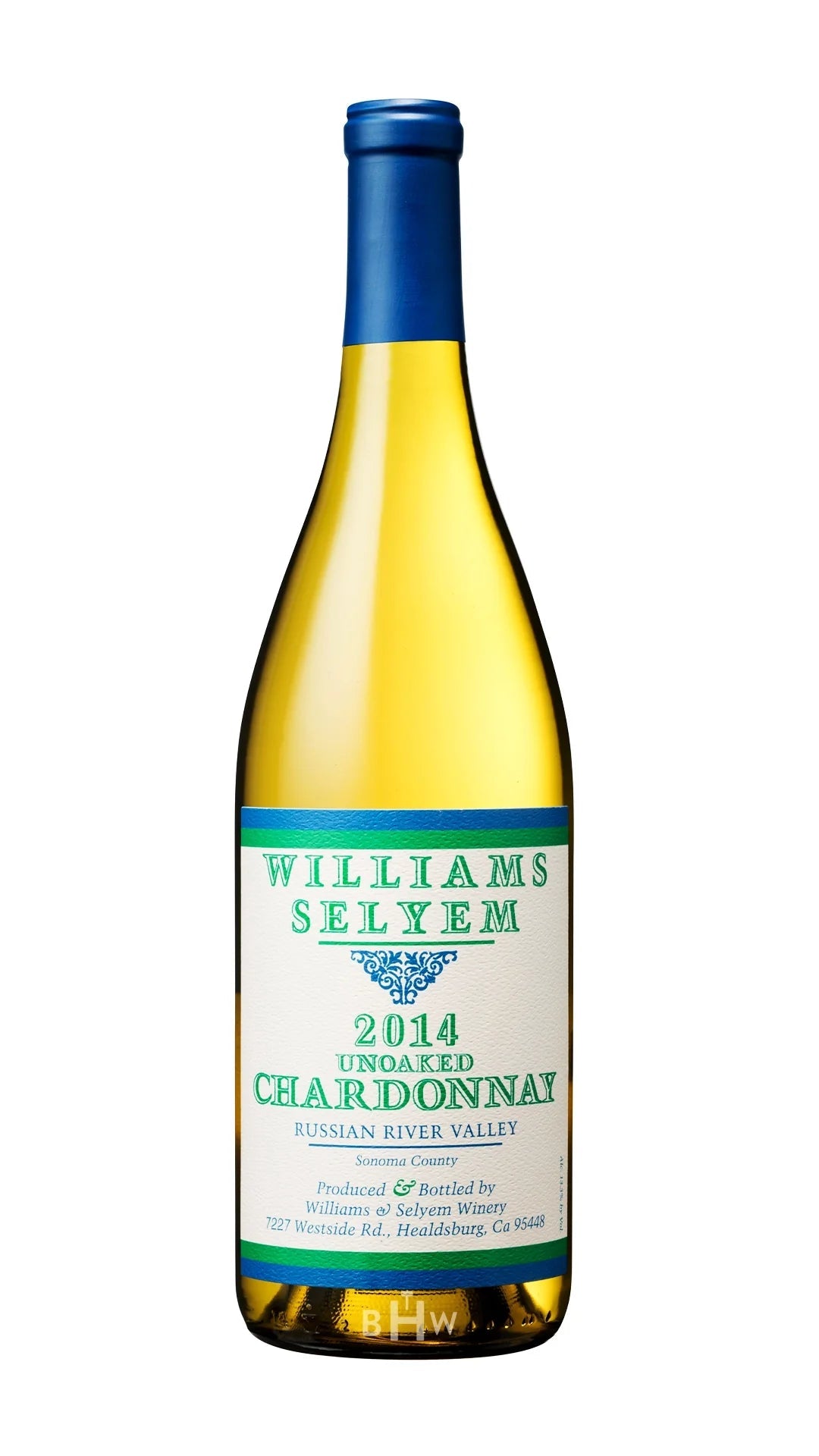 2014 Williams Selyem Unoaked Chardonnay Russian Rivery Valley