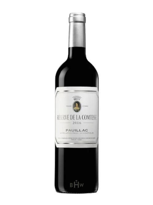 bighammerwines.com Red 2016 Reserve de La Comtesse Pauillac 2nd wine Ch. Pichon-Longueville, Lalande