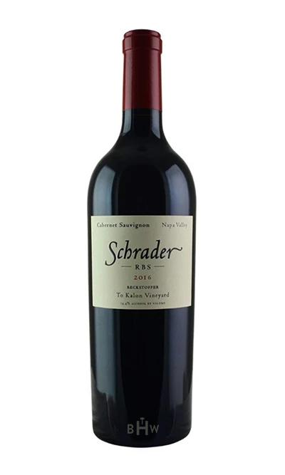 bighammerwines.com 2016 Schrader Cellars Beckstoffer To Kalon Vineyard RBS Cabernet Sauvignon Napa