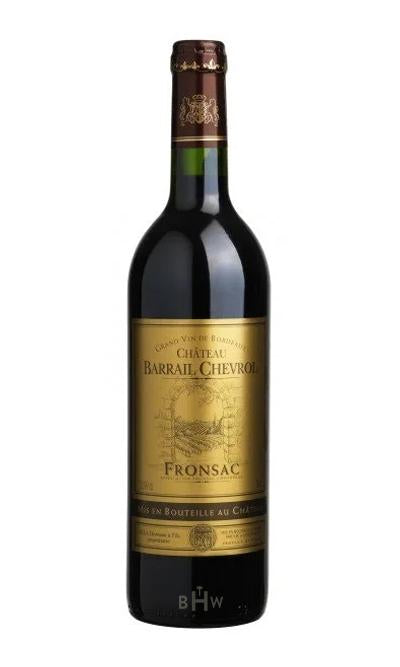 MHW Red 2016 Chateau Barrail Chevrol Fronsac Rouge