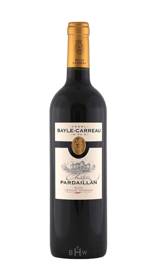 Bayle-Carreau Red 2016 Chateau Pardaillan Blaye-Cotes De Bordeaux