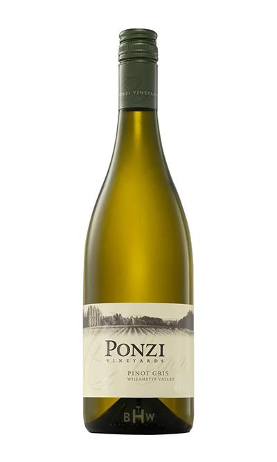 Youngs White 2017 Ponzi Vineyards Pinot Gris Willamette Valley