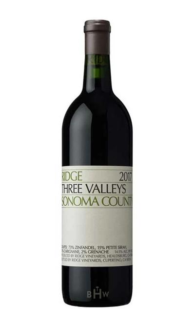 Youngs Red 2017 Ridge Vineyards Three Valleys Red Blend