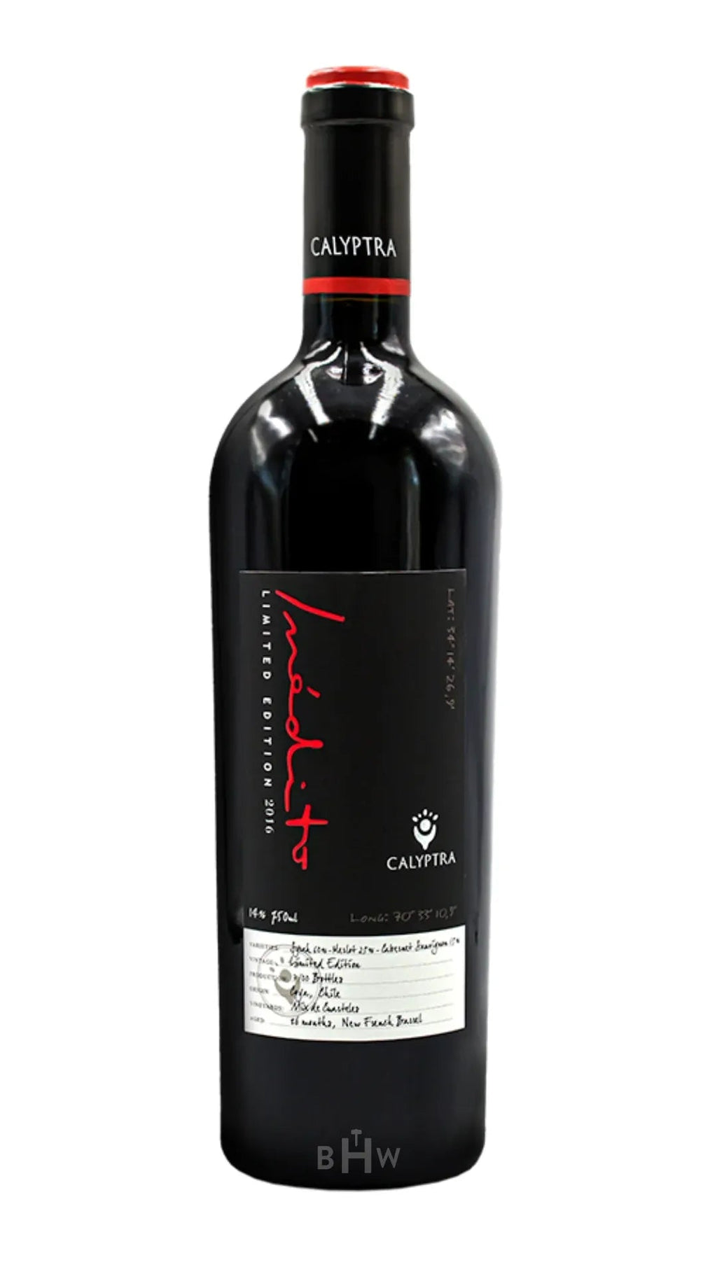 Image of 2017 Calyptra Inedito Limited Edition Red Blend Cachapoal Valley