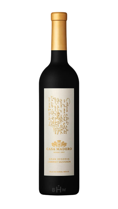 Casa Madero Red 2019 Casa Madero Cabernet Sauvignon Gran Reserva Parras Valley Coahuila Mexico