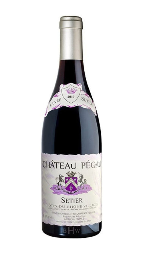 GrapeX Red 2019 Chateau Pegau 'Cuvee Setier' Cotes du Rhone Villages
