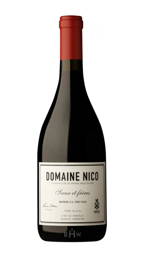 Domaine Nico Red 2019 Domaine Nico Histoire D'A Pinot Noir Uco Valley Mendoza