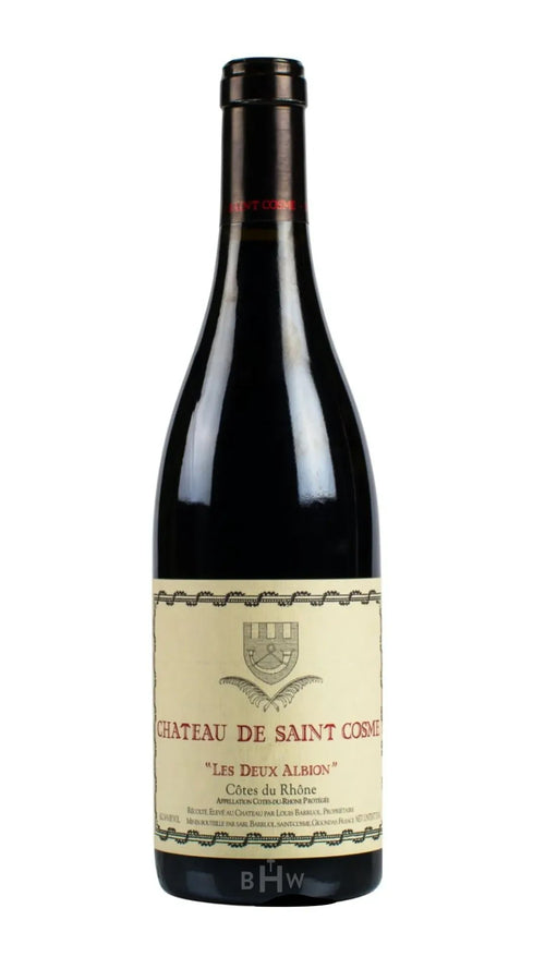 St Cosme Red 2019 St Cosme Rhone Les Deux Albions Cotes du Rhone Rouge