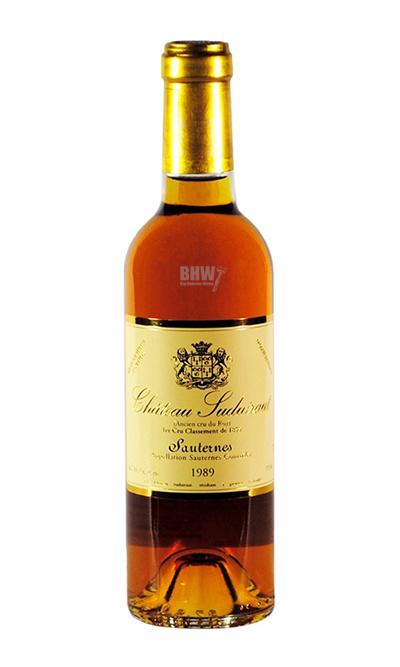 bighammerwines.com Sauvignon Blanc 1989 Chateau Suduiraut Sauternes 375ml 92 WS