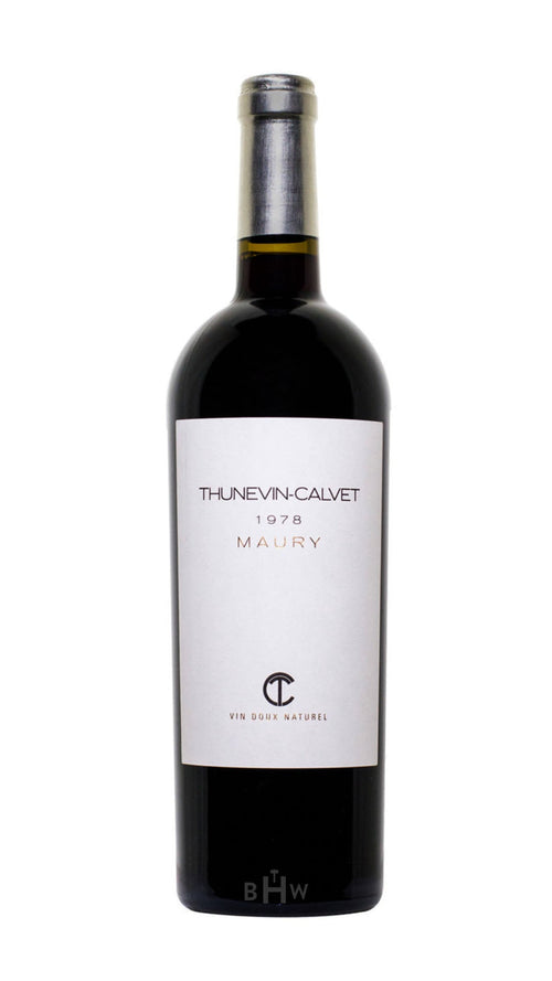 Thunevin Calvet Sweet 1978 Thunevin Calvet Maury Vin Doux Naturel