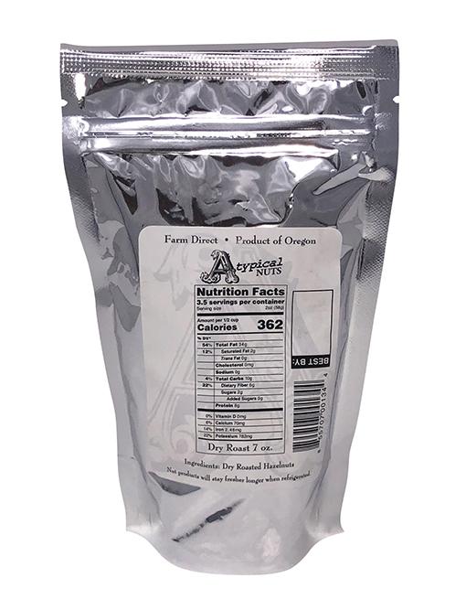 bighammerwines.com Atypical Dry Roasted Hazelnuts Oregon 7 oz bag