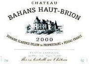 Image of Bahans Haut Brion 2000 91RP