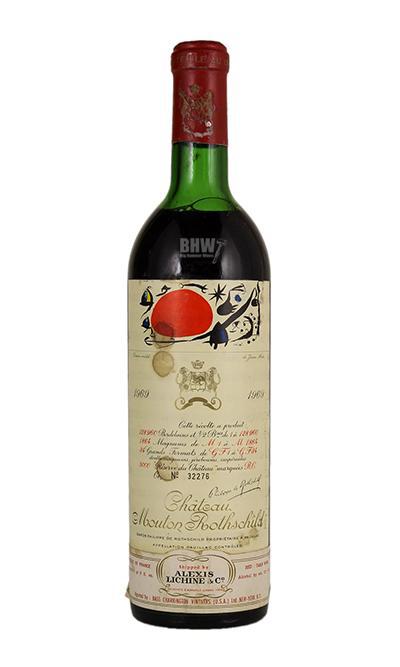 bighammerwines.com Red 1969 Mouton Rothschild