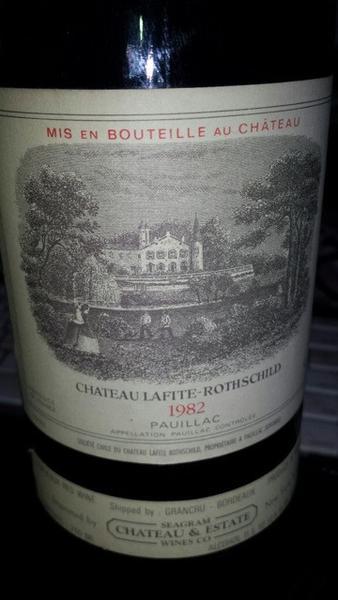 bighammerwines.com Red 1982 Chateau Lafite Rothschild  97+ WA