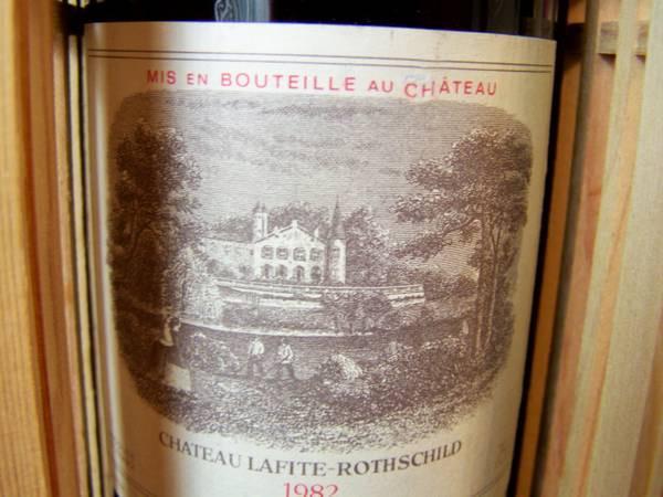 bighammerwines.com Red 1982 Chateau Lafite Rothschild  97+ WA