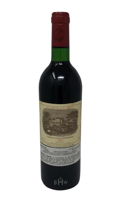 bighammerwines.com Red 1983 Lafite Rothschild Pauillac