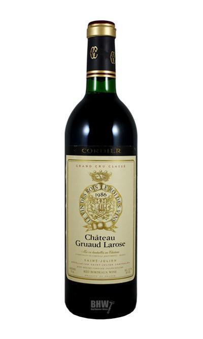 bighammerwines.com Bordeaux 1986 Gruaud Larose 96RP