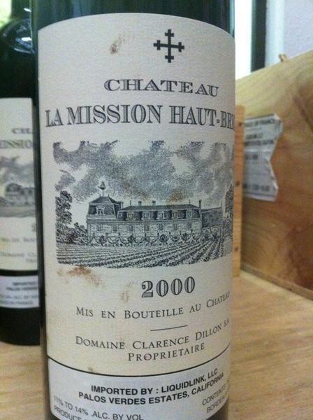 bighammerwines.com Red 2000 Chateau La Mission Haut Brion Pessac-Leognan