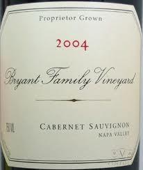 Image of 2004 Bryant Family Cabernet Napa Valley 95-97 WA