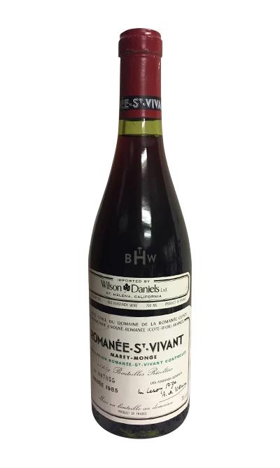 bighammerwines.com Burgundy 1985 DRC Domaine de la Romanée-Conti Romanée-St-Vivant Grand Cru