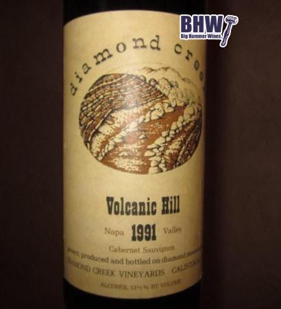 bighammerwines.com Red 1991 Diamond Creek Volcanic Hill 91 WS