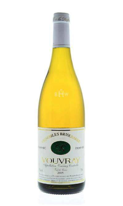 Image of 2005 Domaine Phillipe Brisbarre Vouvray Demi-Sec Chenin Blanc
