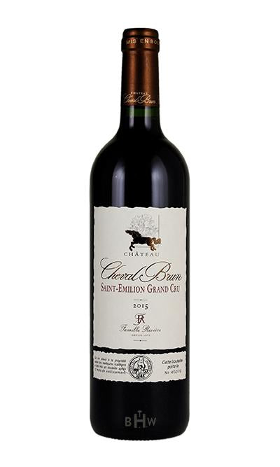 MHW Red 2015 Chateau Cheval Brun Saint-Emilion Grand Cru