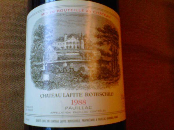 bighammerwines.com Lafite Rothschild 1988 98RP