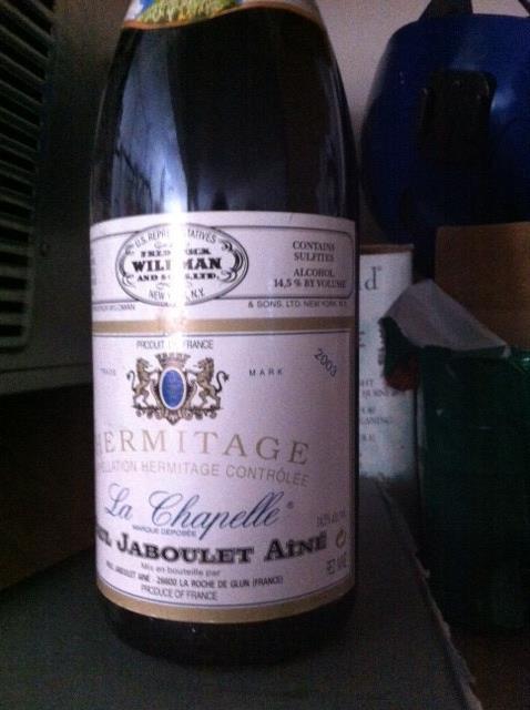 bighammerwines.com Red 2003 P. Jaboulet Aine Hermitage La Chapelle WA 95+