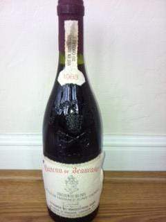 bighammerwines.com Red Chateau Beaucastel Chateauneuf du Pape 1983 90 RP