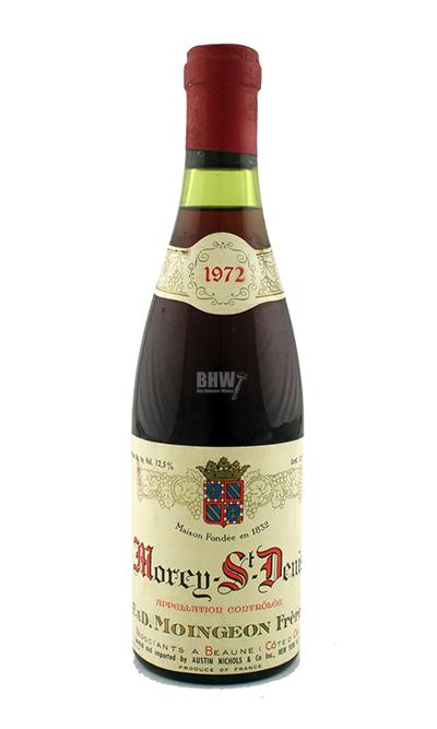 bighammerwines.com Red 1972 E&D Moingeon Freres Chambolle-Musigny