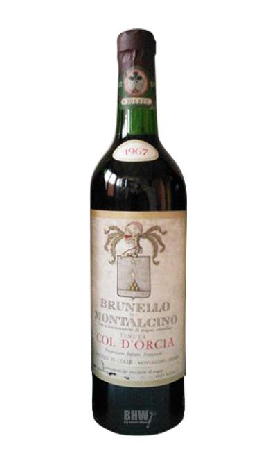 bighammerwines.com Red 1967 Col d'Orcia Brunello di Montalcino Riserva