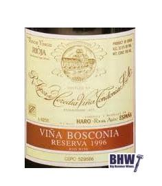 bighammerwines.com Red 1996 Lopez de Heredia Vina Bosconia 89 WA